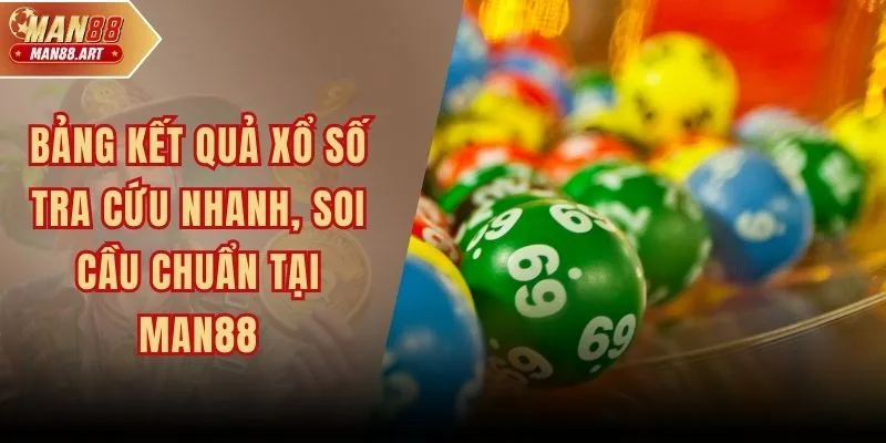 Bảng Kết Quả Xổ Số - Tra Cứu Nhanh, Soi Cầu Chuẩn Tại MAN88